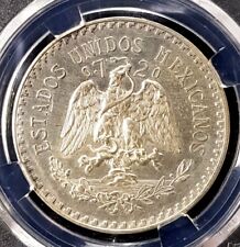 RARE 1943 ESTADOS UNIDOS MEXICANOS 1 Peso Silver Coin Ø34mm(+FREE1 coin)#21874