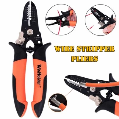 Alicates profesionales de sujeción de alambre de doble capa para pelar pelacables Foto 1 de 4