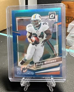 Ricky Williams 2023 Panini Donruss Optic Aqua /199 #117 Dolphins - Picture 1 of 3