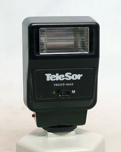 TeleSor TR22TD-MAX TTL Auto Electronic Flash 35mm SLR film cameras Minolta - Picture 1 of 3