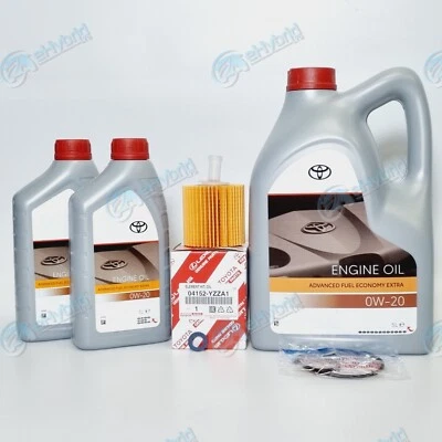 ORIGINAL LEXUS RX450H SERVICIO DE ACEITE 7L 0W20 LAVADORA Y FILTRO DE ACEITE Foto 1 de 3