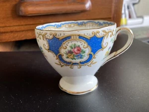 PLATOS: FOLEY CHINA E.BAIN & CO BROADWAY TAZA HECHA EN INGLANDIA AZUL DE COLECCIÓN (28) - Imagen 1 de 7