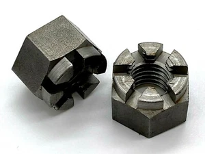 BSW Whitworth Castle Nuts 1/4 5/16 3/8 7/16 1/2 9/16 5/8 1 1 1/8 1 3/8 11/2 - Picture 1 of 1