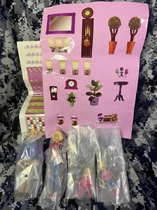 You &Me Happy Together Dollhouse Figures-+ Stickers - New- Unpeeled - Picture 1 of 11