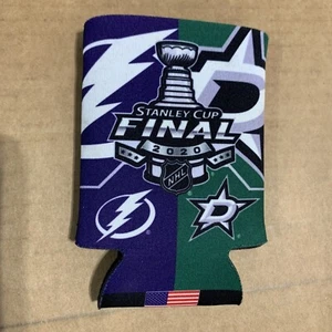 NHL 2020 Stanley Cup Final Finals Tampa Bay Lightning Dallas Stars koozie J1 - Picture 1 of 6