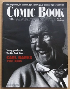 in morte di CARL BARKS - COMIC BOOK Marketplace magazine Oct. 2000 - Picture 1 of 3