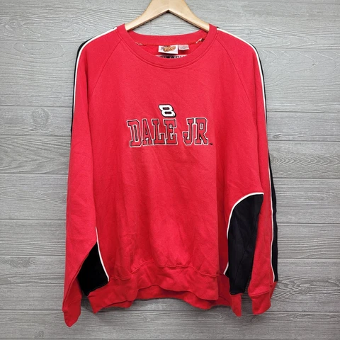 Winners Circle NASCAR Dale Earnhardt Jr Red Sweatshirt Size XL Cover