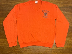 Suéter De Colección Raro Años 60 Van Buren Caballeros H. Wolf & Sons Para Hombres Naranja Mediano - Imagen 1 de 9