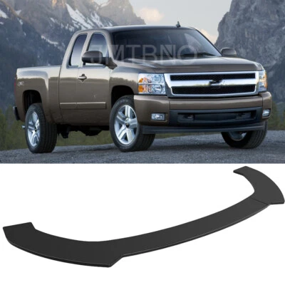 For Chevy Silverado 1500 Front Bumper Lip Chin Splitter Spoiler Glossy Black — 第 1/4 张图片