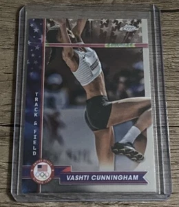 Vashti Cunningham 2024 Topps Chrome US Olympic & Paralympic Hopefuls #30 - Picture 1 of 1