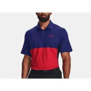 UNDER ARMOUR Men's Performance Colorblock Golf Polo Shirt NWT SIZE: MEDIUM - Picture 1 of 7