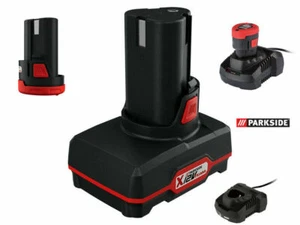 Batterie 4Ah ou 2Ah ou Chargeur ou Chargeur/ Batterie PARKSIDE® Serie X 12V team - Picture 1 of 6