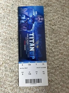 2016 TENNESSEE TITANS Ticket Stub Derrick Henry 1st NFL TD 10/27 Touchdown - Picture 1 of 1