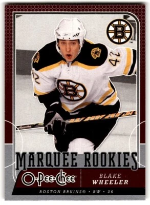Blake Wheeler 2008-09 O-Pee-Chee Rookie #751 Boston Bruins - Image 1 of 2