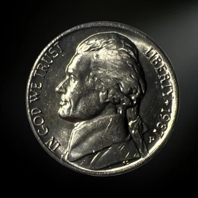 1987 P Philadelphia Jefferson Nickel Brilliant Uncirculated (BU) - Image 1 of 2