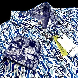 Robert Graham Abstract Geometric pattern printed Mens Shirt L 2XL 3XL NEW $198 - Picture 1 of 8