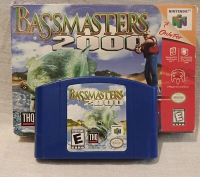 BASS MASTERS 2000 (Nintendo 64 / N64) Auténtico Versión EE. UU. Foto 1 de 4