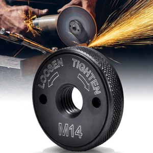 Selbstsichernde Druckplatte für M14 Spindel Winkelschleifer Schnellspannmutter Werkzeug - Bild 1 von 9