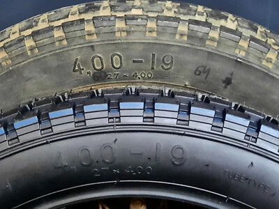 {DUNLOP}CORD BALLON 4.00-19 +Schlauch vintage tyre Ardie BMW R12 Drad NSU Tornax - Bild 1 von 4