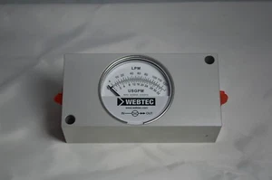 WEBTEC HYDRAULIC FLOW METER 5,000 PSI 1 GPM TO 32 GPM NO THERMOMETER 590 - Picture 1 of 1