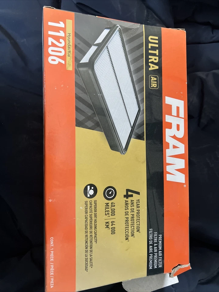 FRAM 11206 Ultra Premium 40,000 Mile Air Filter for select HYUNDIA/KIA Vehicles - Image 1 of 1
