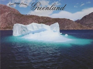 Postcard Greetings frm Greenland - Iceberg Prins Christian Sound Aappitattoq MNT - Picture 1 of 1
