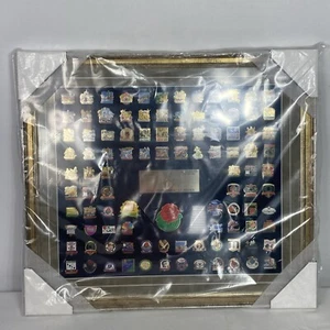 2010 121st Tournament Roses Cloisonné Pin Set Framed Sully Trader Joes In n Out - Picture 1 of 11