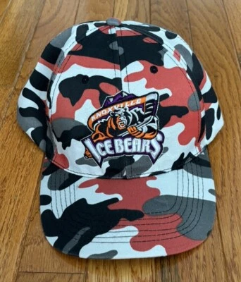 Кепка камуфляжная регулируемая многоцветная хоккейная Knoxville Ice Bears малой лиги - Изображение 1 из 4