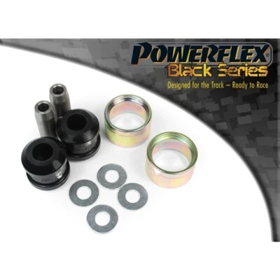 Boccole posteriori Powerflex nere Frt Wishbone 46 mm per Ford Fiesta Mk3+RS Turbo 89>96 - Immagine 1 di 4