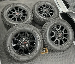 TRD PRO TUNDRA 18" TOYOTA BLACK OEM FACTORY WHEELS TIRES SEQUOIA PLATINUM TPMS - Picture 1 of 23