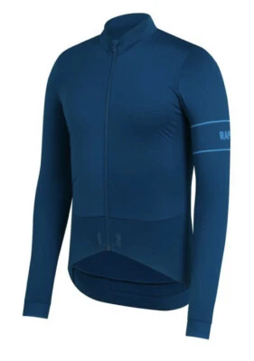 Rapha PRO TEAM Long Sleeve Thermal Jersey SBJ Blue/Blue BNWT Size M - Image 1 of 4