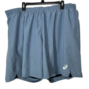 Asics Hombre 7IN 2 EN 1 CORTO Entrenamiento Pantalones Cordones Azul Talla 3XL - Imagen 1 de 7
