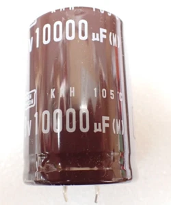 Nippon Chemi-Con KMH63VNSN1000M 10000uf 63V 105'C Snap-in Capacitor, COO JAPAN - Picture 1 of 5