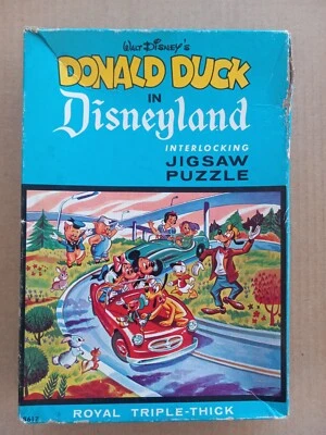COMPLETE Vintage Disney Jaymar Triple Thick Puzzle 8617 Tomorrowland 10x14 - Image 1 of 4