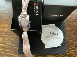MORGAN PINK LEATHER LADIES WATCH, IN BOX - Picture 1 of 9
