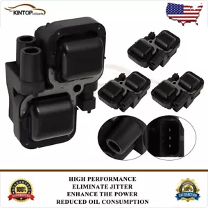 4 Ignition Coil For Mercedes Benz 1999-2003 CLK430 SL500 2001-2005 C240 C320 - Picture 1 of 9