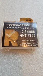 VINTAGE Realistic RS-81 Diamond Stylus Needle BSR ST-3 - ST-4 Fidelitone AC364 - Picture 1 of 2