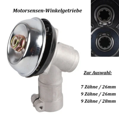 TRADE-SHOP 7 / 9 Zähne Winkelgetriebe für Powermat Brast Fuxtec Timbertech AL-KO Motorsense