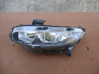 AFTERMARKET FITS 2016 2017 2018 2019 HONDA CIVIC LEFT LH DRIVER SIDE HEADLIGHT - Image 1 of 4