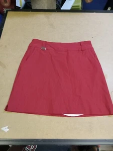 Lisette Sport Montreal Burgandy Tennis Skirt 30-32" Waist 17" Long  Sz.8 New - Picture 1 of 8