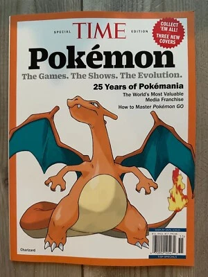 2025 Time Magazine POKEMON GAMES Show 25 YEARS Charizard Cover SPECIAL EDITION! - Image 1 of 2