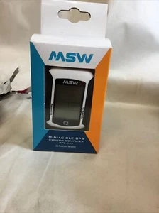 New MSW Miniac 333 GPS BLE Bike Computer - GPS, Wireless, White bluetooth HR - Picture 1 of 3
