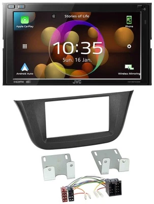 JVC DAB MP3 2DIN Bluetooth USB Autoradio für Iveco Daily (ab 2014) - Bild 1 von 4