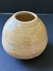 Handarbeit Keramik Keramik Vase glasiert Kunsthandwerk Gefäß gesprenkelt - Bild 1 von 7