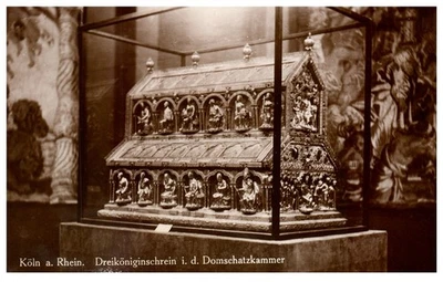 Vintage Postcard Cologne Germany Shrine of Three Kings Cathedral 1920s - Image 1 of 2