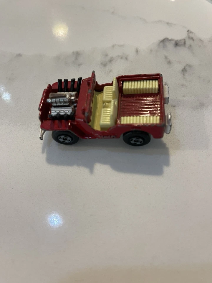 Винтажный 1971 Matchbox Superfast No 2 Красный JEEP HOT ROD - Изображение 1 из 1