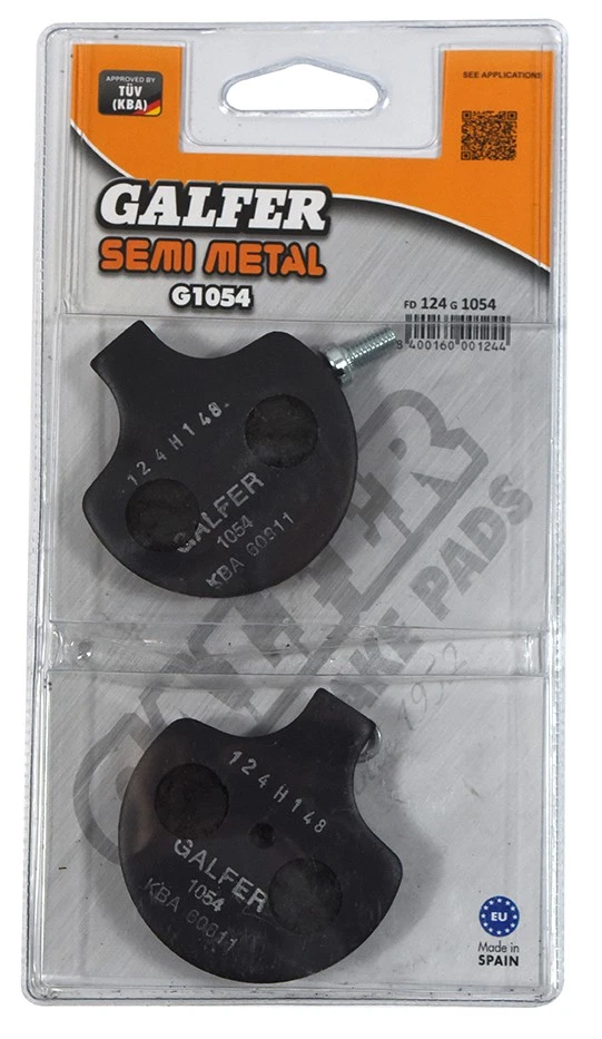 Pastillas de freno delanteras Galfer para Harley Davidson Softail Springer 2000-2005 Foto 1 de 1