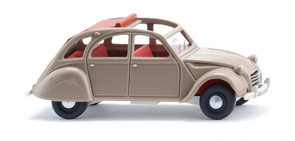 WIKING 0809 16 Citroën 2 CV - grigio oliva HO  1:87 - Immagine 1 di 1
