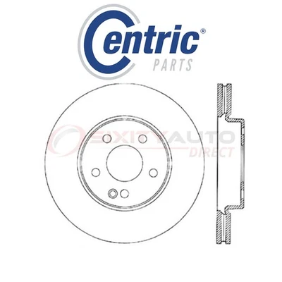 Centric C-TEK Disc Brake Rotor for 1994-2002 Mercedes-Benz SL600 6.0L V12 - iv Foto 1 de 4