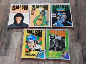 5 Vintage 1970s SMASH Kids Magazines-Vol. 1 Issues 1-5-Elton John,Planet of Apes - Imagen 1 de 16